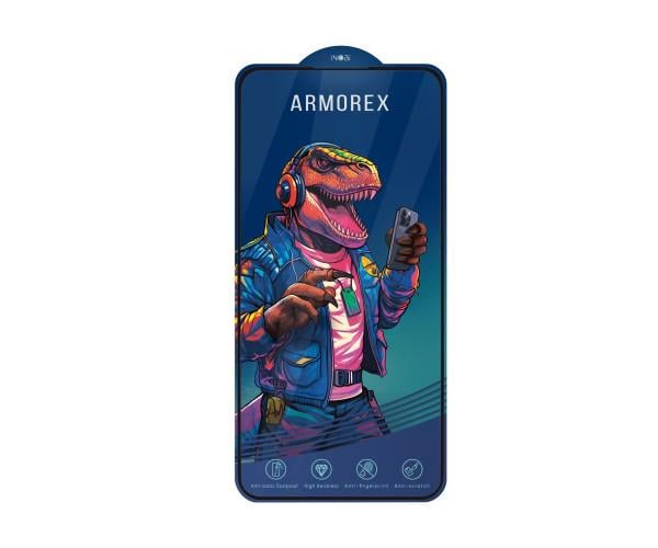 Защитное стекло ARMOREX 5D High-Alum Antistatic for iPhone 16 Pro Цвет Черный
