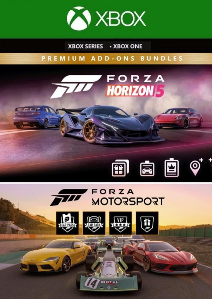 Ключ активации Forza Motorsport and Forza Horizon 5 Premium Add-Ons Bundle для Xbox One/Series S/X (72899339)