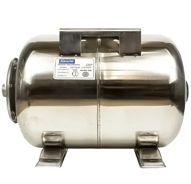 Гидроаккумулятор Kenle HT24SS из нержавеющей стали горизонтальный (HT24SS)