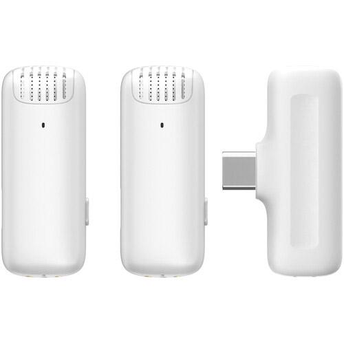 Микрофонная система беспроводная Ulanzi Vijim J12 Wireless Lavalier Microphone System Type-C White (UV-3096) - фото 2 Микрофонная система беспроводная Ulanzi Vijim J12 Wireless Lavalier Microphone System Type-C White (UV-3096) - фото 2