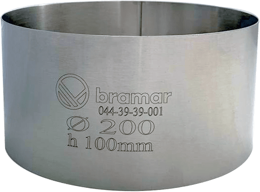 Кольцо кондитерское Bramar нержавеющая сталь 1 мм Ø200 (H100)
