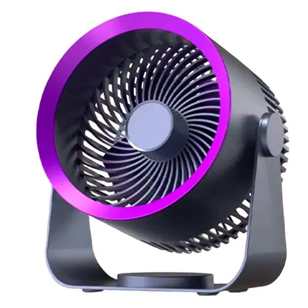 Вентилятор портативный MiJia 4 Вт 220Вт 116000 об/мин 205х189х128 мм с зарядкой от USB Type-C и 3 скоростями Черный (opt-103651)