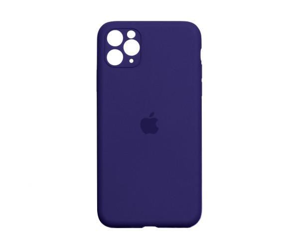 Чохол-накладка Silicone Case Full Camera with Frame для Apple iPhone 11 Pro Max 34, Purple