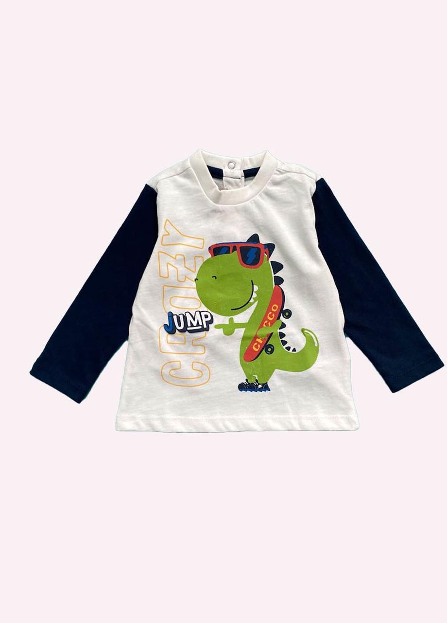 Реглан дитячий Chicco з круглою горловиною 6-9 міс. 68 см Білий (2081861218)