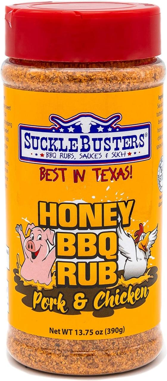 Приправа SuckleBusters Honey BBQ Rub - Pork and Chicken для свинины птицы 390 г (2281073225)