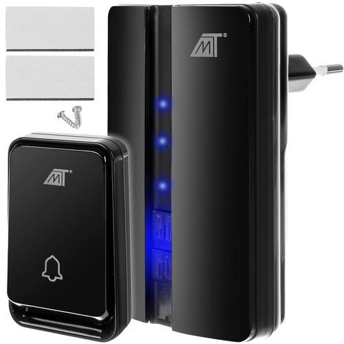 Дзвінок бездротовий дверний Malatec 23371 Чорний - фото 2