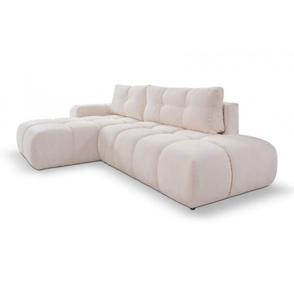 Диван угловой Perfect Home Soho из натурального дерева/ДСП/ткани Perfect Harmony 01 Кремовый (49717)