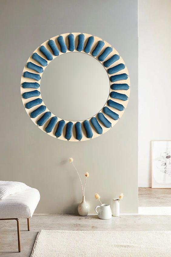 Зеркало плетеное подвесное (9853041)