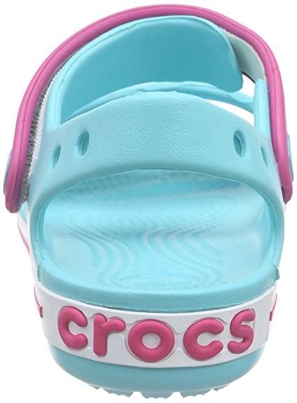 Босоножки Crocs Crocband Sandal Kids р. C9/EU 25-26 Pool/Pink (7110460) - фото 5