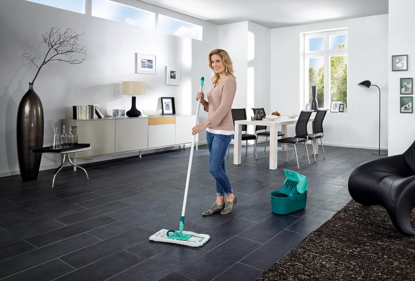 Ведро для уборки Leifheit Profi 55080 Profi Compact с прессом для отжима 8 л (26357390) - фото 9