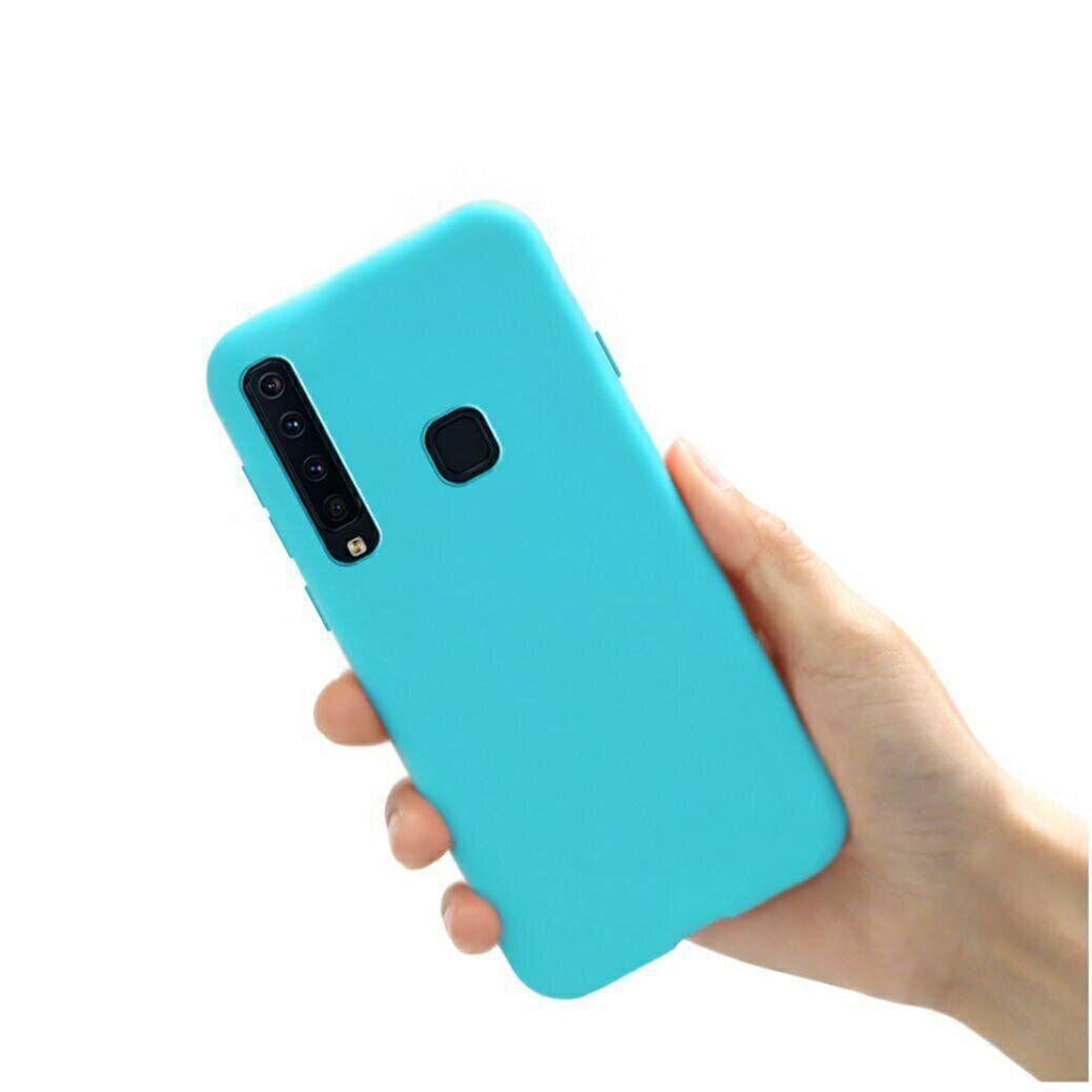 Чехол Candy Silicone для Samsung Galaxy A9 (2018) Бирюзовый (062408)