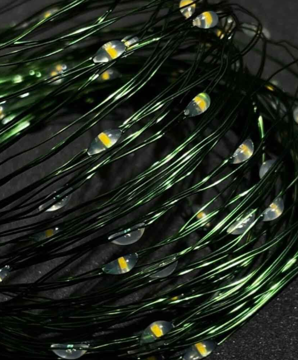 Гірлянда-нитка Роса з пультом від мережі 1000LED 100 м Зелений/Жовтий (25745309) - фото 9 Гірлянда-нитка Роса з пультом від мережі 1000LED 100 м Зелений/Жовтий (25745309) - фото 9