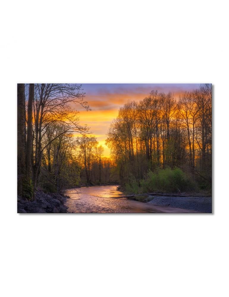 Картина модульная Северный лиственный лес 1 модуль 60x90 см