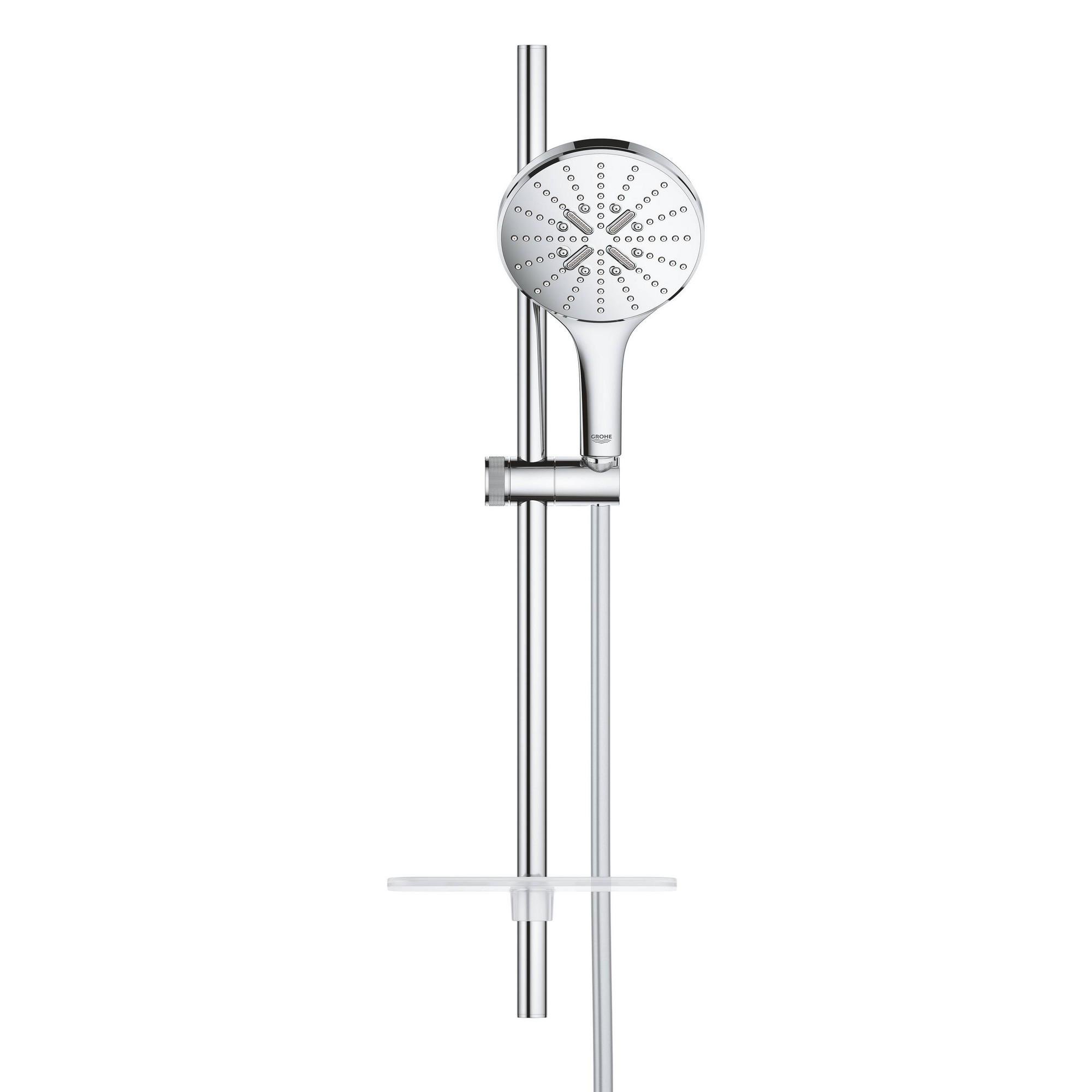 Душевой комплект Grohe Rainshower Smartactive 26591000 со штангой Хром (97090) - фото 3