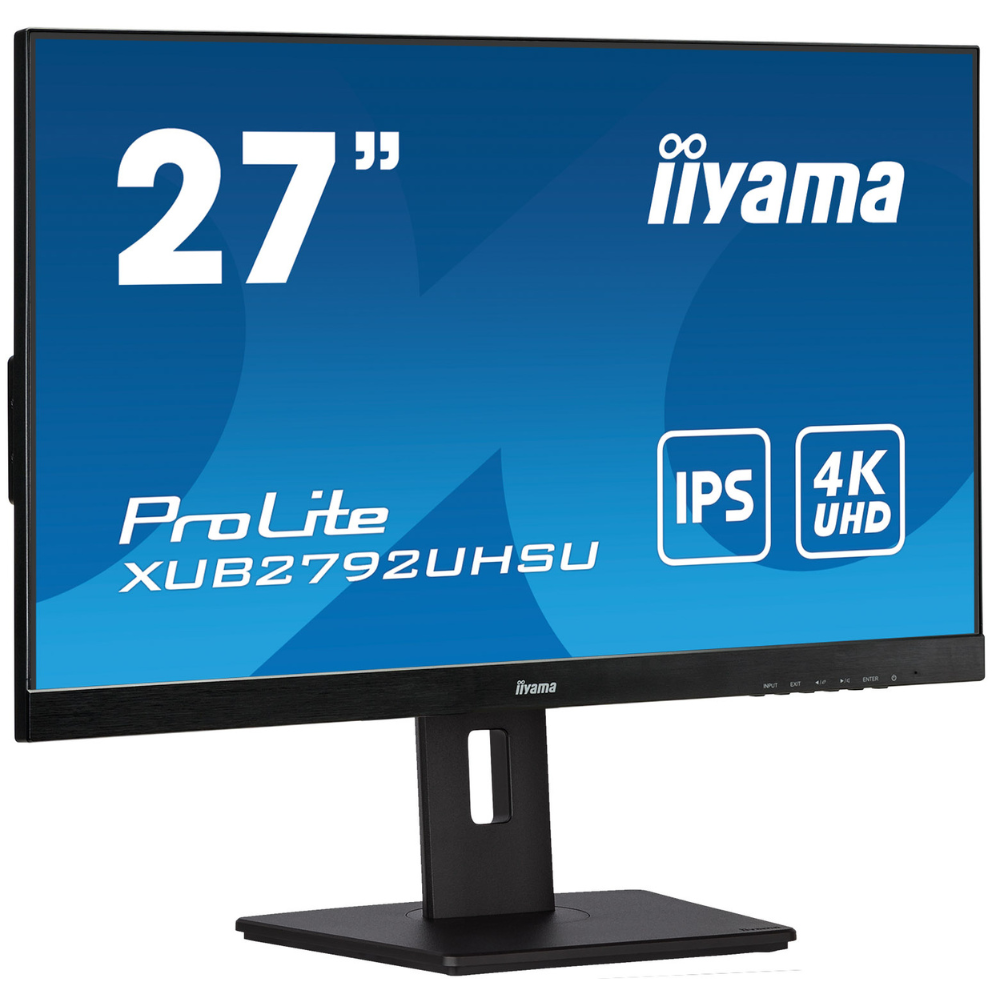 Монитор IPS Iiyama XUB2792UHSU-B5 безрамочный/поворотный экран 27" Черный (a4052fe9) - фото 3