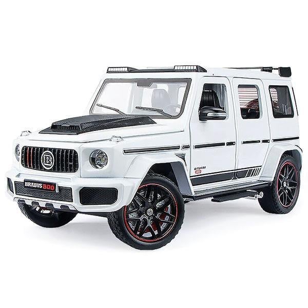 Игрушечная машинка Mercedes-Benz Brabus G800 1:24 металлическая Белый (DC24251 white)