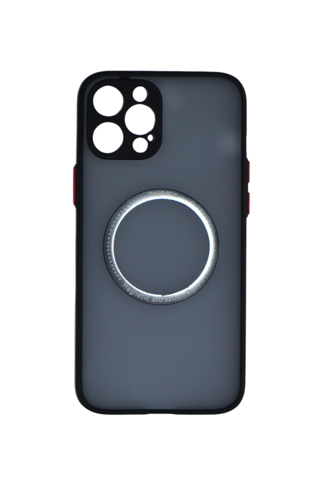 Магнитный чехол XON PhoneCase Magnetic для iPhone 12 Pro Max (PCMB1112400B 9625) Черный