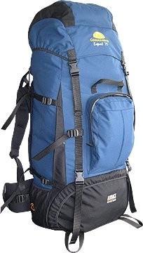 Рюкзак туристический Сommandor Neve Expert 75 CORDURA 1000D с алюминиевым каркасом и вентилируемой спиной Синий