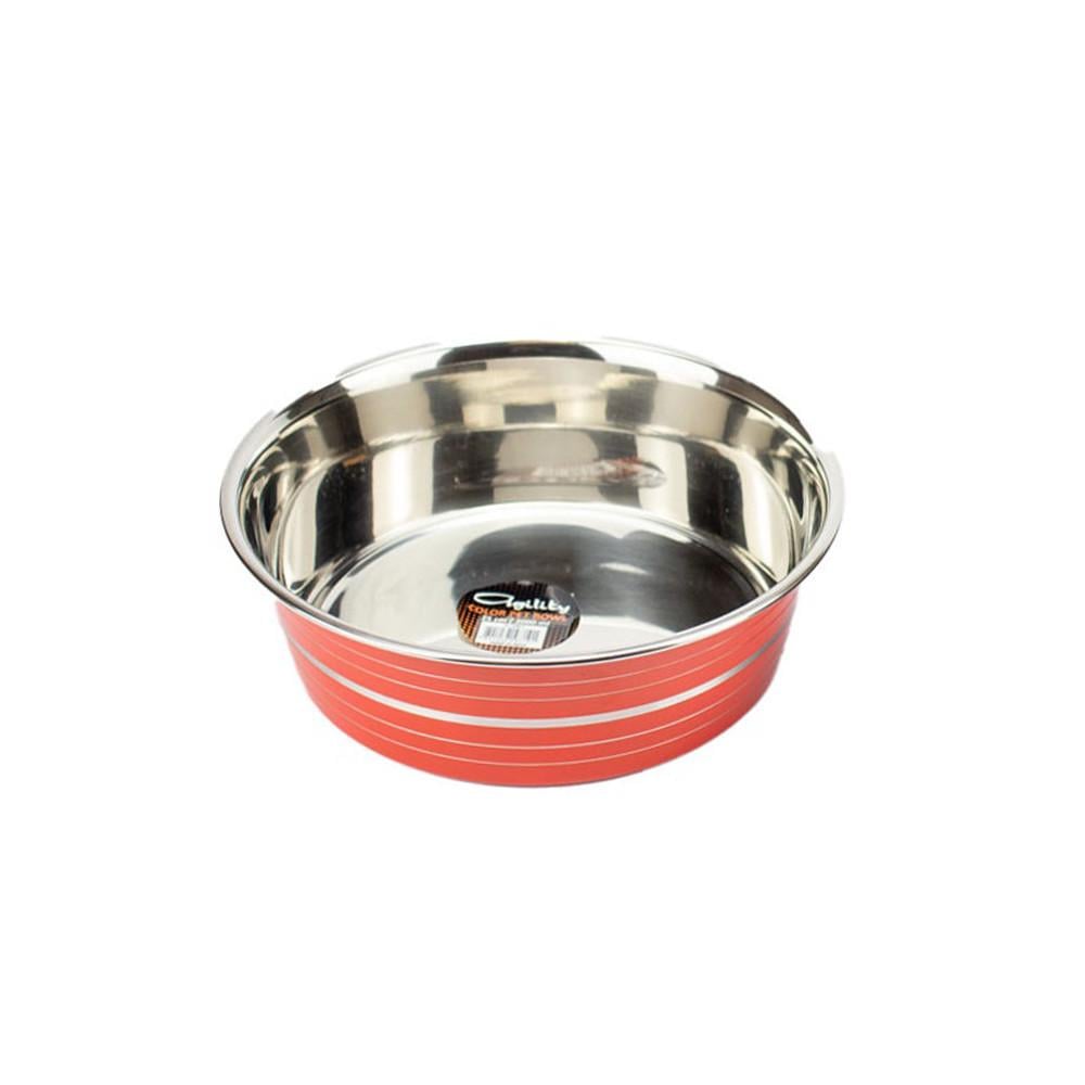 Миска для тварин Agility металева 400 мл 19 см Червоний (2609132093) Миска для тварин Agility металева 400 мл 19 см Червоний (2609132093)