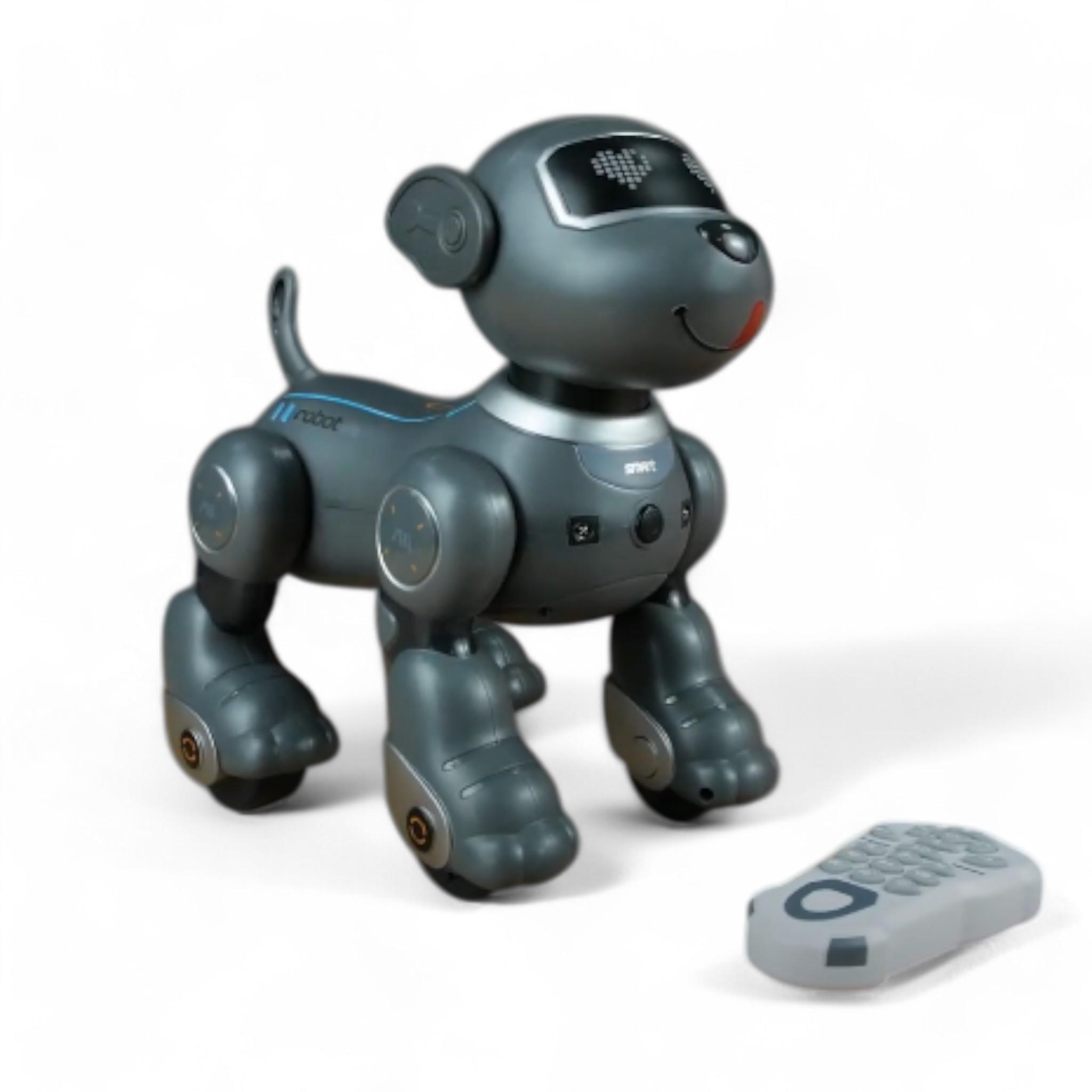 Робот Kai Lun Toys Intellect Voice Stunt Dog аккумулятор 3,7V звуковые и световые эффекты на радиоуправлении Grey (R_1536PGrey)