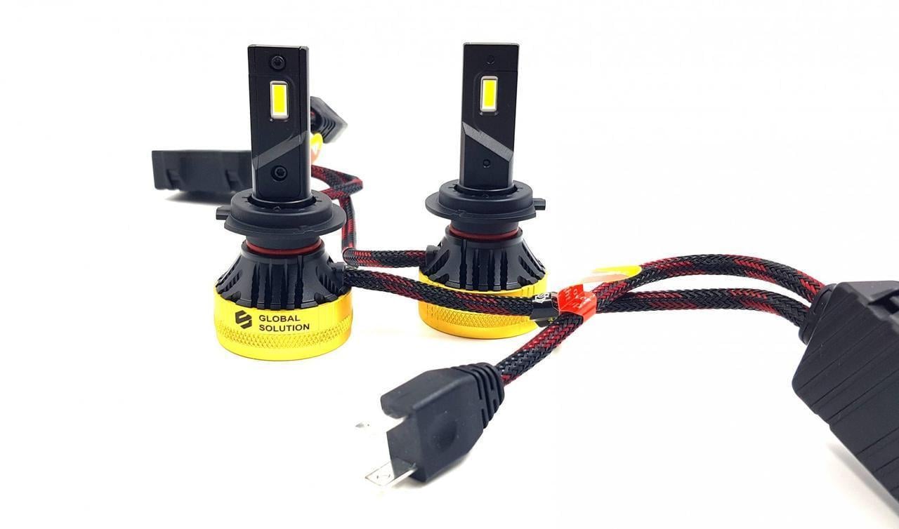 Автомобильные лампы светодиодные Global Solution F5 H7 55W 12000Lm 6500K 2 шт. (2268028343)