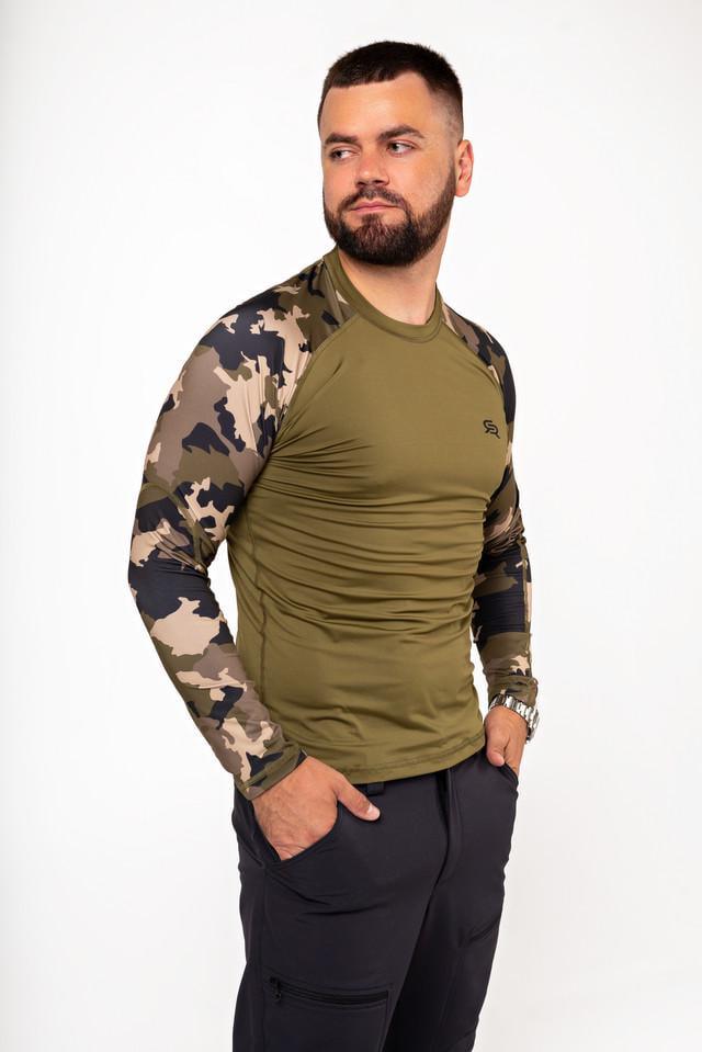 Футболка ThermoX Furious Army LS M Оливковий - фото 6