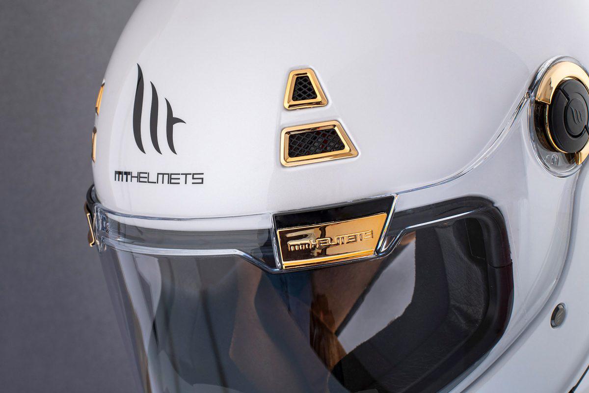 Мотошлем MT HELMETS Jarama Solid S Gloss White (25136) - фото 17