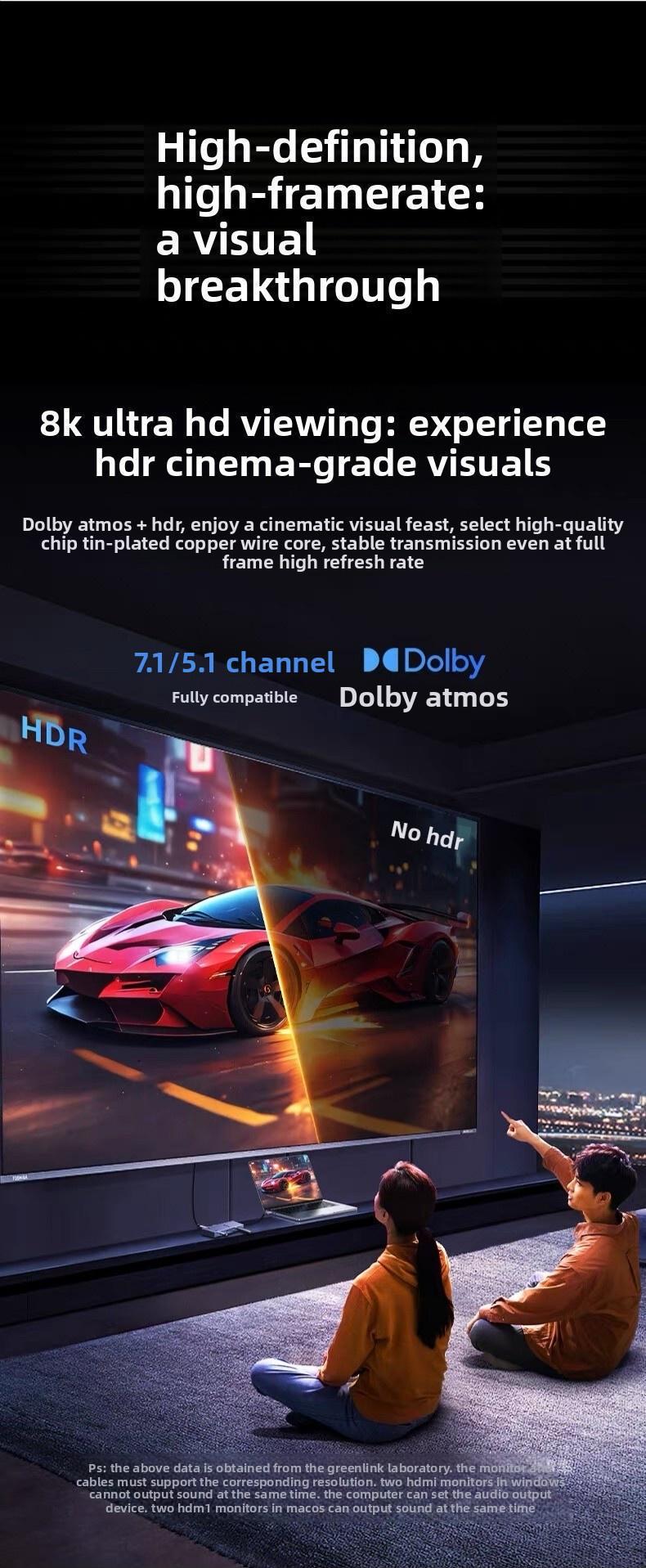 Хаб USB-C Ugreen 30 см 8K 30Hz HDMI Темно-сірий (55610) - фото 9