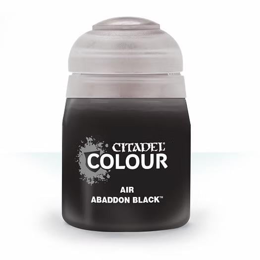 Краска акриловая Citadel Air ABADDON BLACK 24 мл (28-15)