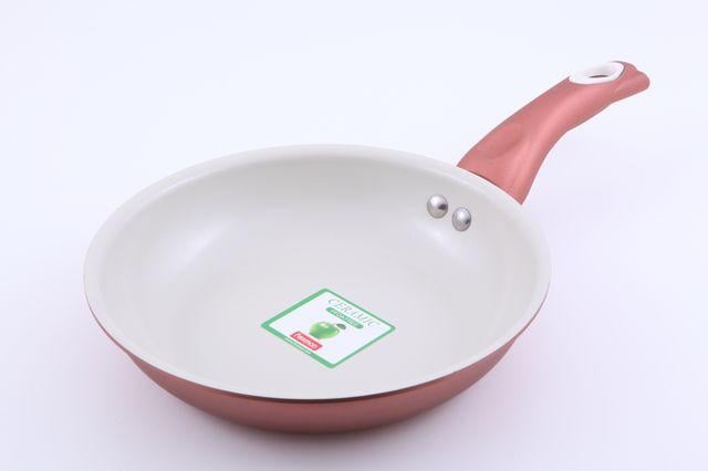 Сковорідка Fissman Biscuit 28х4,5 см з індукційним дном і керамічним антипригарним покриттям (AL-4662.28)