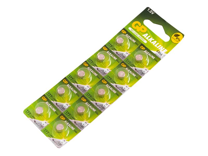 Батарейка часовая щелочная GP AG4/177 круглая (3040) - фото 2 Батарейка часовая щелочная GP AG4/177 круглая (3040) - фото 2