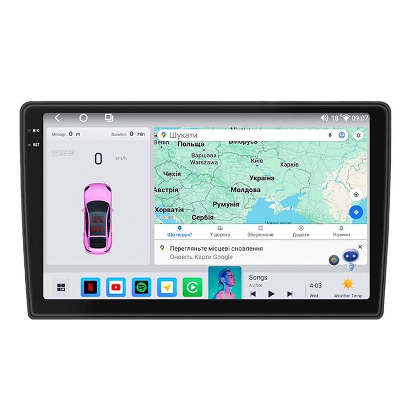 Автомагнітола Lesko для Volkswagen Touareg I ver 2 2002-2010 4/64 QLED CarPlay 4G Wi-Fi GPS 360 Prime 9" (34060954)