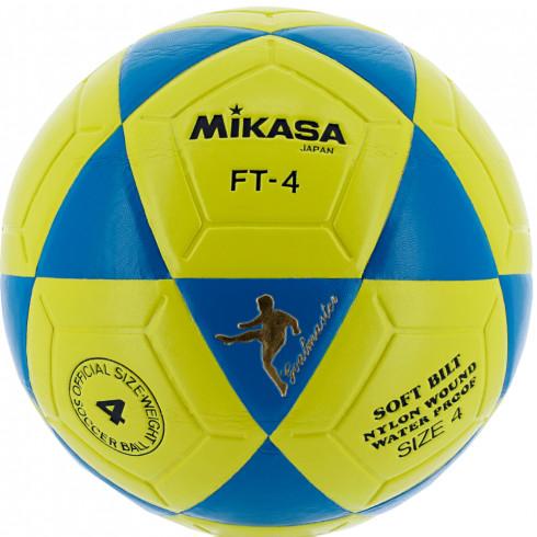 М'яч футбольний Mikasa FT-4B size 4 Синій/Жовтий (FT-4BY 4)