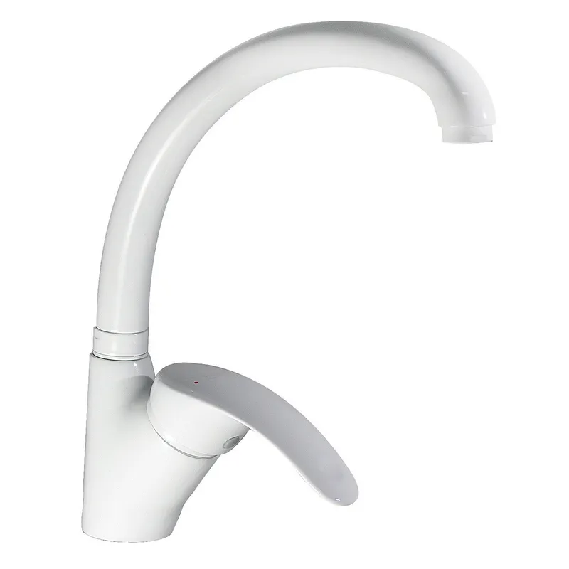 Смеситель для кухни Haiba Mars 011 Белый (HB0811)