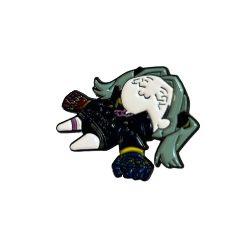 Значок-пин Ребекка из Cyberpunk Edgerunners 3 см (1537)