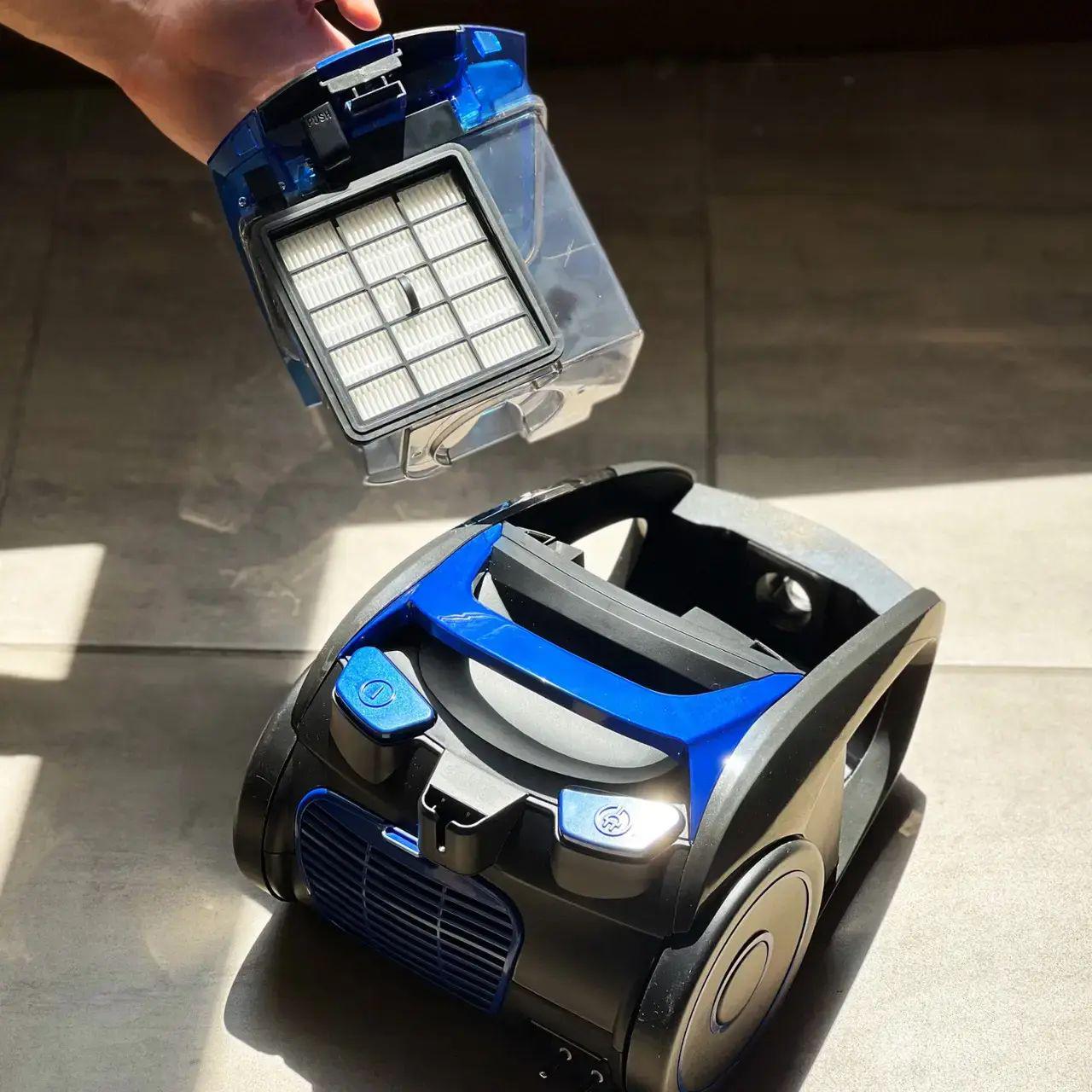 Пылесос GRANT GT-1604 2,5 л 3700 Вт Синий (opt-104660) - фото 2 Пылесос GRANT GT-1604 2,5 л 3700 Вт Синий (opt-104660) - фото 2