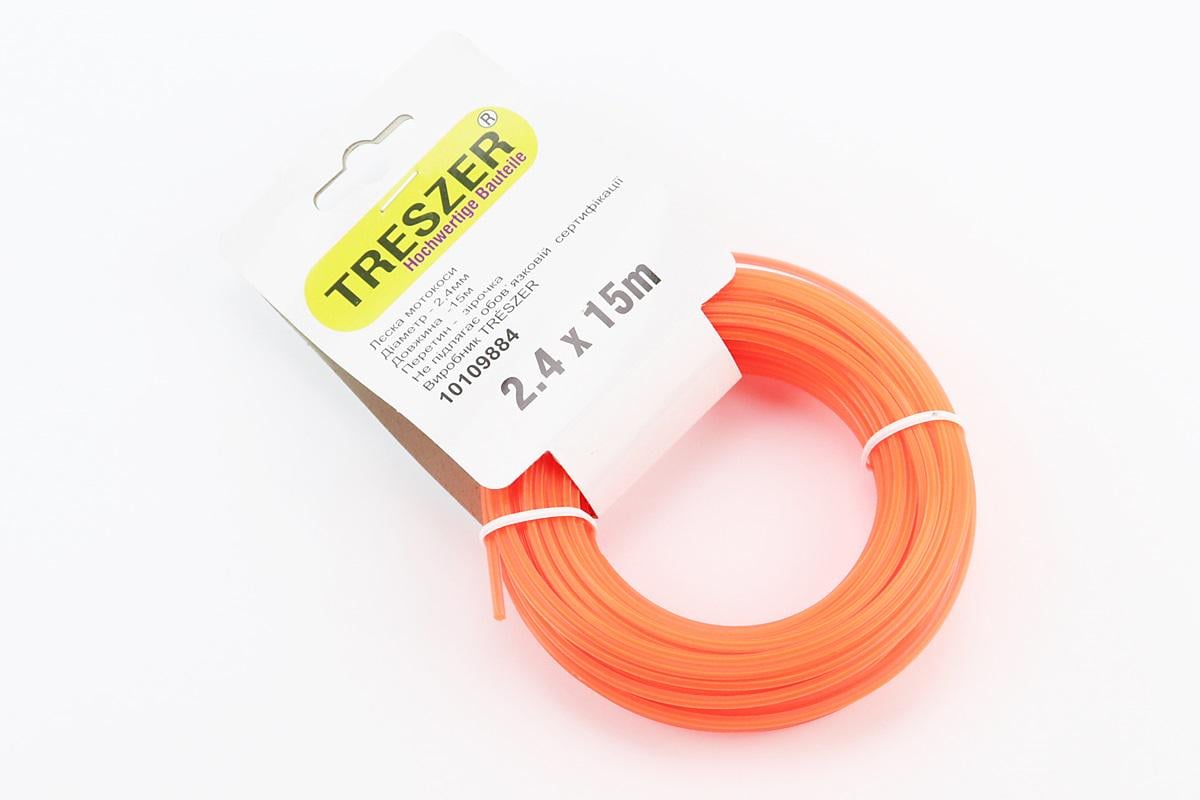 Ліска зірка до мотокос d-2,4 мм 15 м Ліска зірка до мотокос d-2,4 мм 15 м