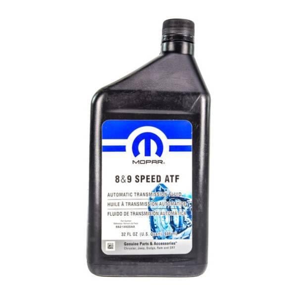 Трансмиссионное масло Mopar 8 and 9 Speed ATF 0,946 мл (68218925AB)