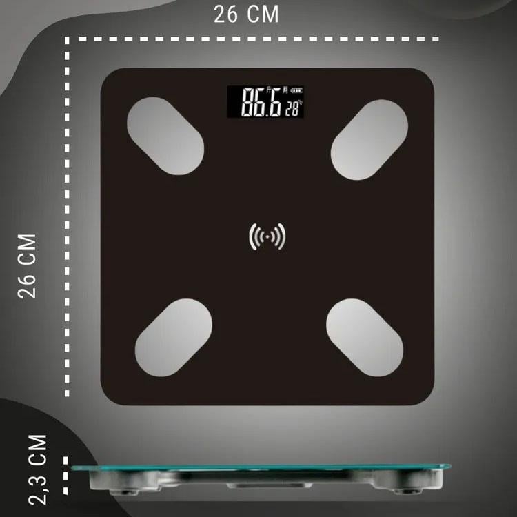Ваги підлогові Domotec MS-2017A електронні смарт з додатком на телефон до 180 кг (65255) - фото 3