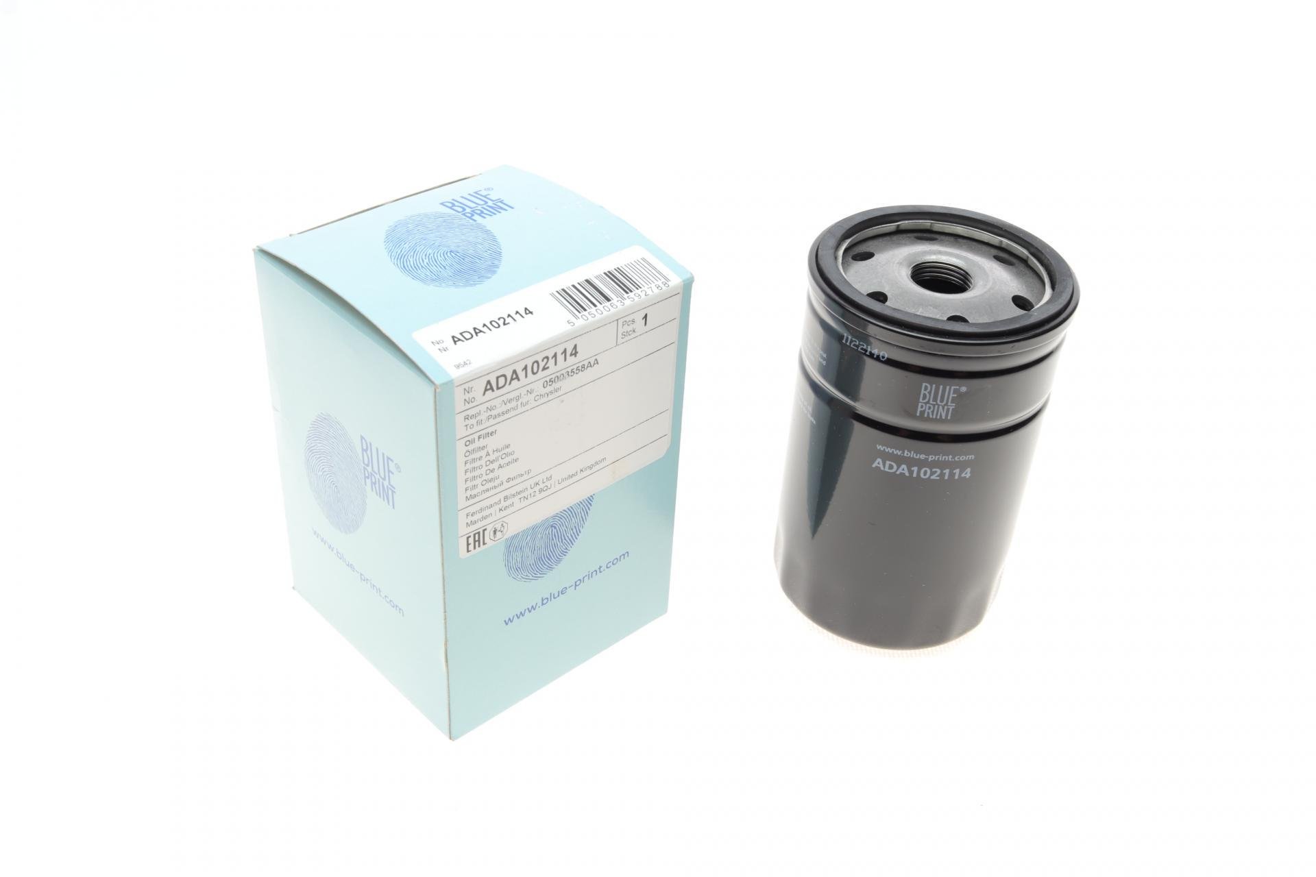 Фильтр масляный BLUE PRINT для Jeep Cherokee 2,5-2,8CRD 01-08 (ADA102114)