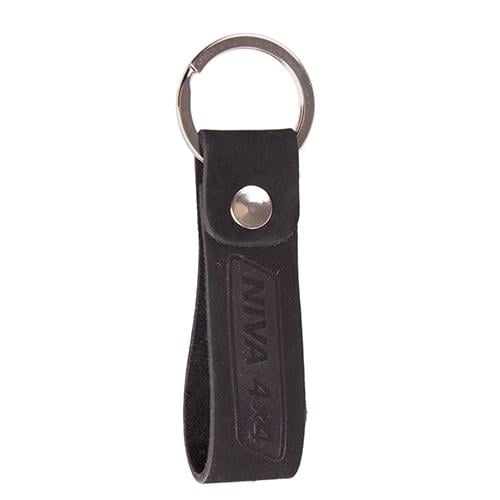 Брелок Vitol Niva 4x4 кожаный с кольцом Black (258421)