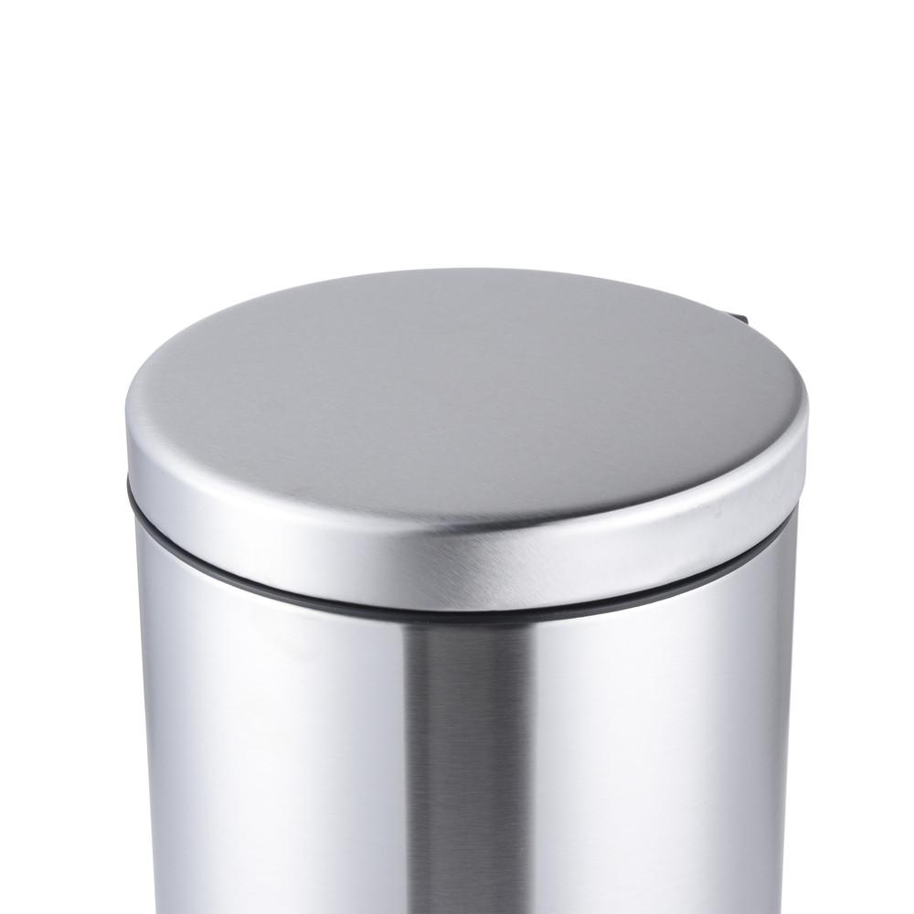 Мусорное ведро с плавным закрытием MIXXUS Ellipse-TC0205 SS Color круглое 5 л Нержавеющая сталь (MI7076) - фото 2 Мусорное ведро с плавным закрытием MIXXUS Ellipse-TC0205 SS Color круглое 5 л Нержавеющая сталь (MI7076) - фото 2