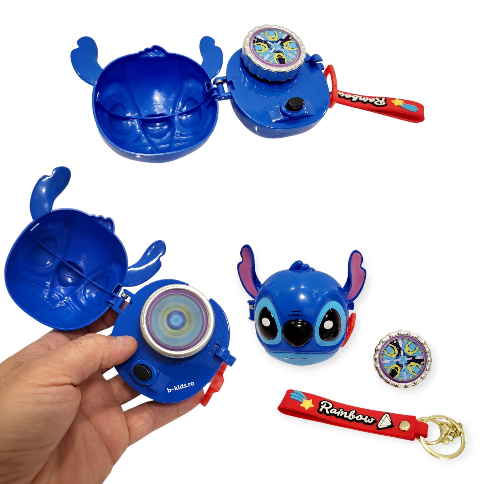 Детская игрушка GYRO Бэйблейд Стич Disney Launcher Японский волчок Голубой (1000-ZB-518) - фото 2 Детская игрушка GYRO Бэйблейд Стич Disney Launcher Японский волчок Голубой (1000-ZB-518) - фото 2