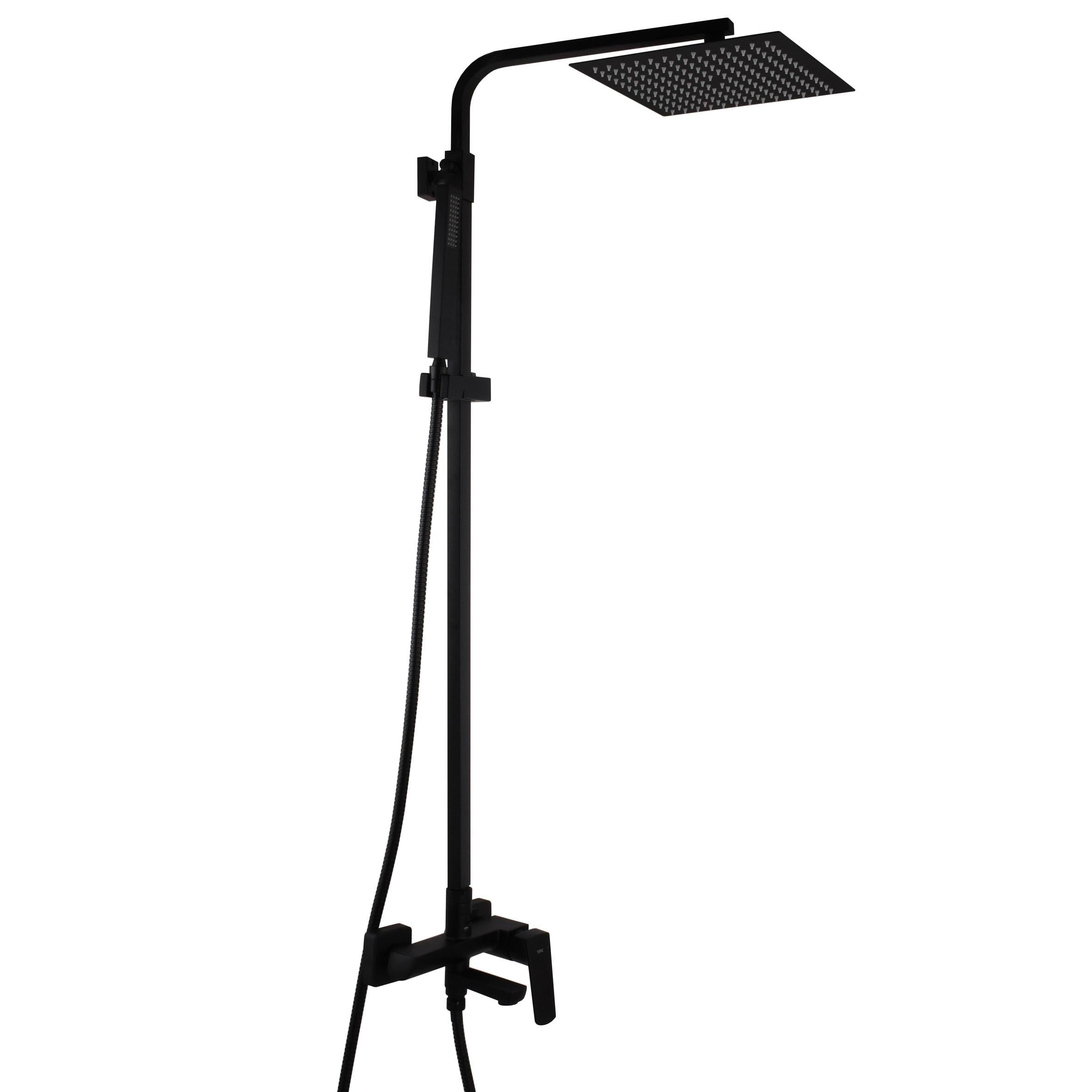 Душевая система TOPAZ LEXI TL 21122-H57-BL с поворотным изливом Черный матовый (000031704)