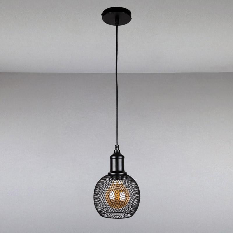 Люстра подвесная лофт Light House LS-14024/1 BK Черный  (13876)