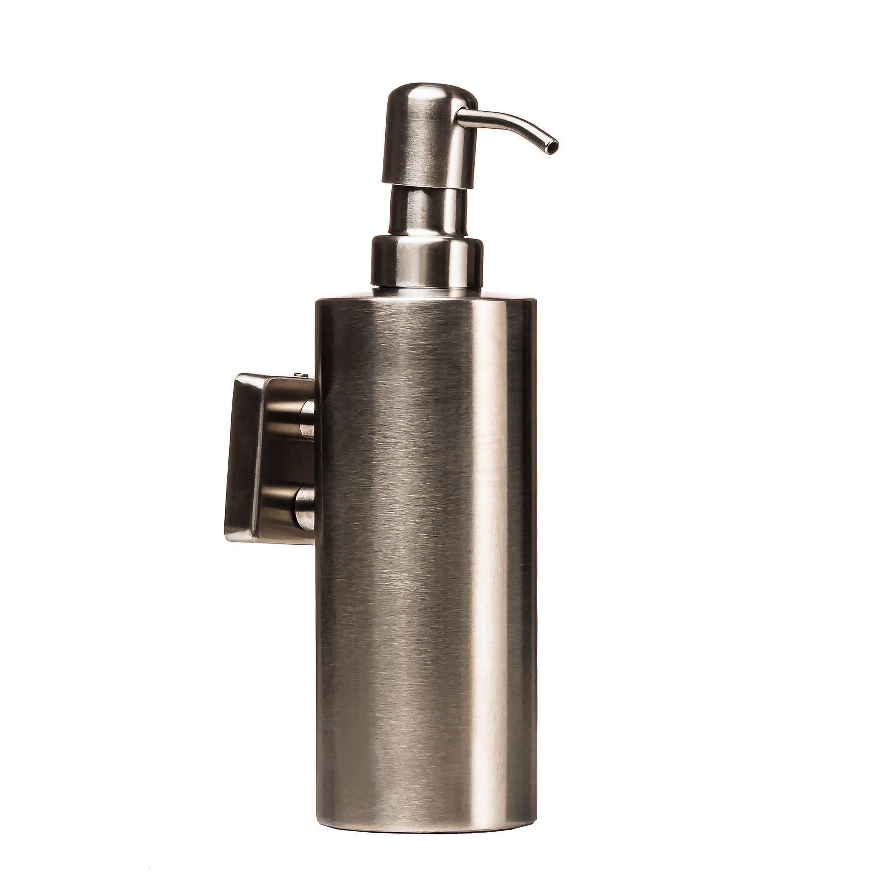 Дозатор для жидкого мыла Globus Lux SQ 9432 000019475 настенный 300 мл Сатин (103459)