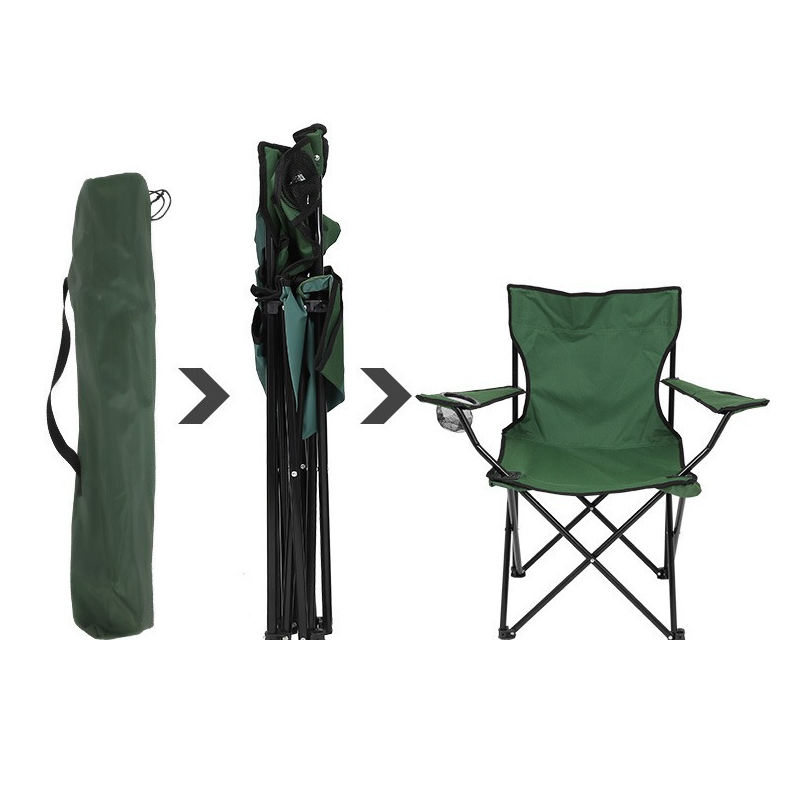 Стул туристический раскладной для рыбалки и активного отдыха Зеленый - фото 2 Стул туристический раскладной для рыбалки и активного отдыха Зеленый - фото 2