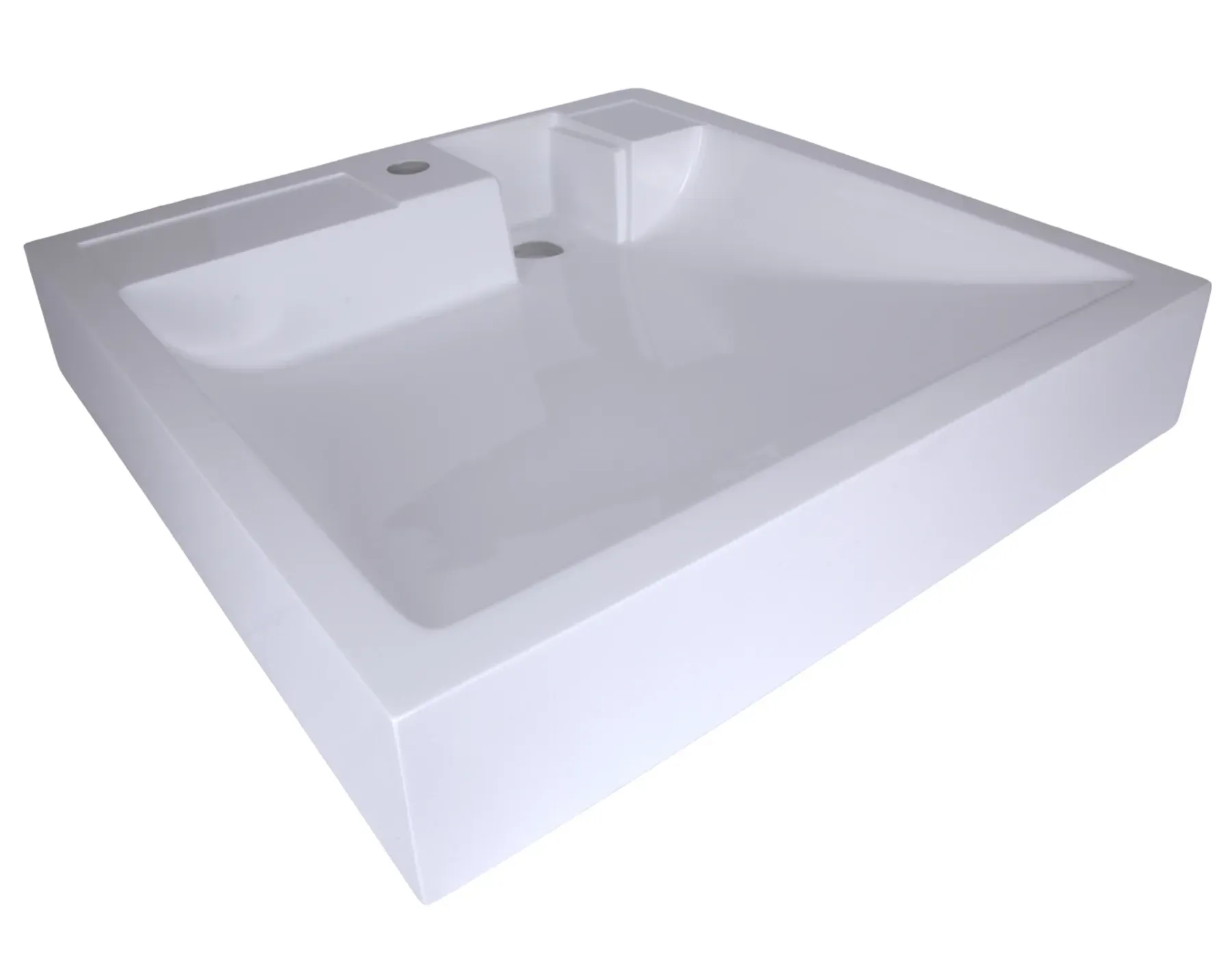 Раковина Qtap Arvin на пральну машину 595x595x115 мм (QTARV2365WHI48575)