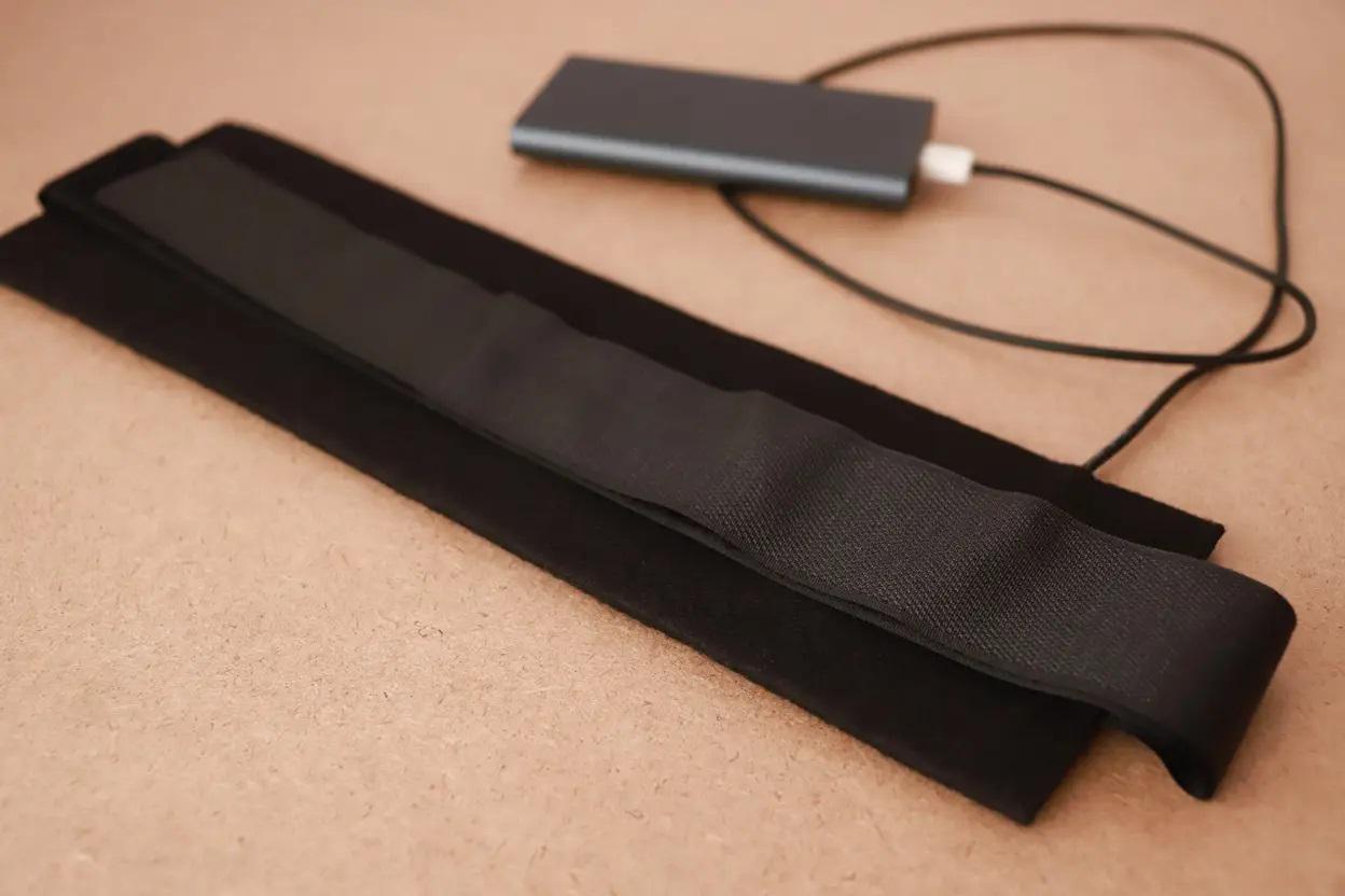 Грелка-пояс Трио 05003 с функцией Power Bank 5 В 10 Вт 12x 40 см Черный (609275) - фото 4