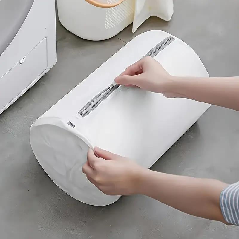 Чохол на блискавці для прання взуття 1 шт. Білий - фото 3